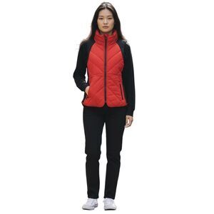 Athleta Women's Quilted Vest XXS Red and Red Insulated Lightweight